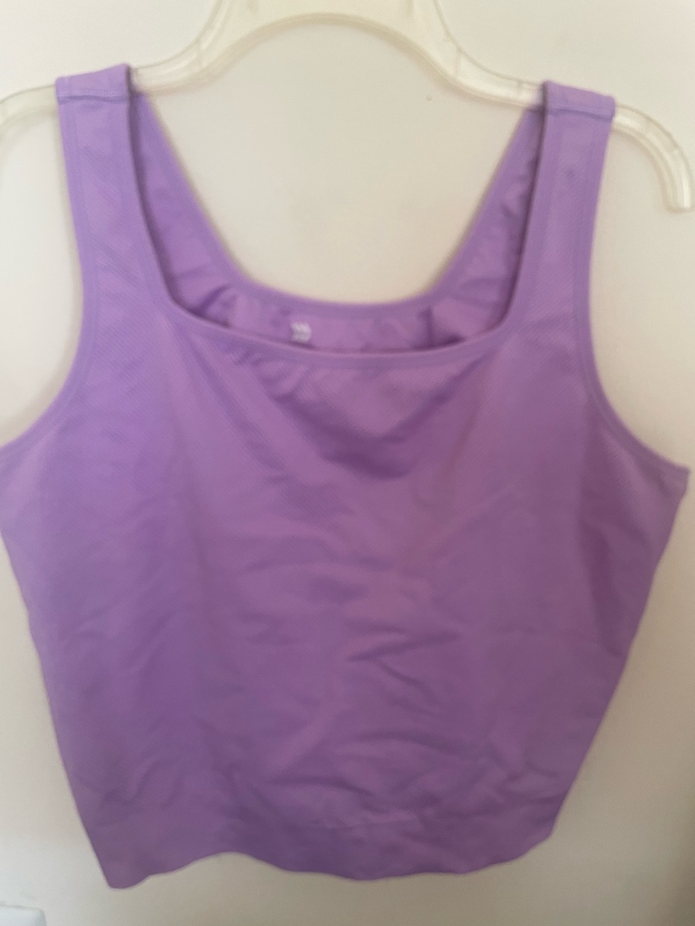Lavender and pink Scoop Neck Tank sport tops